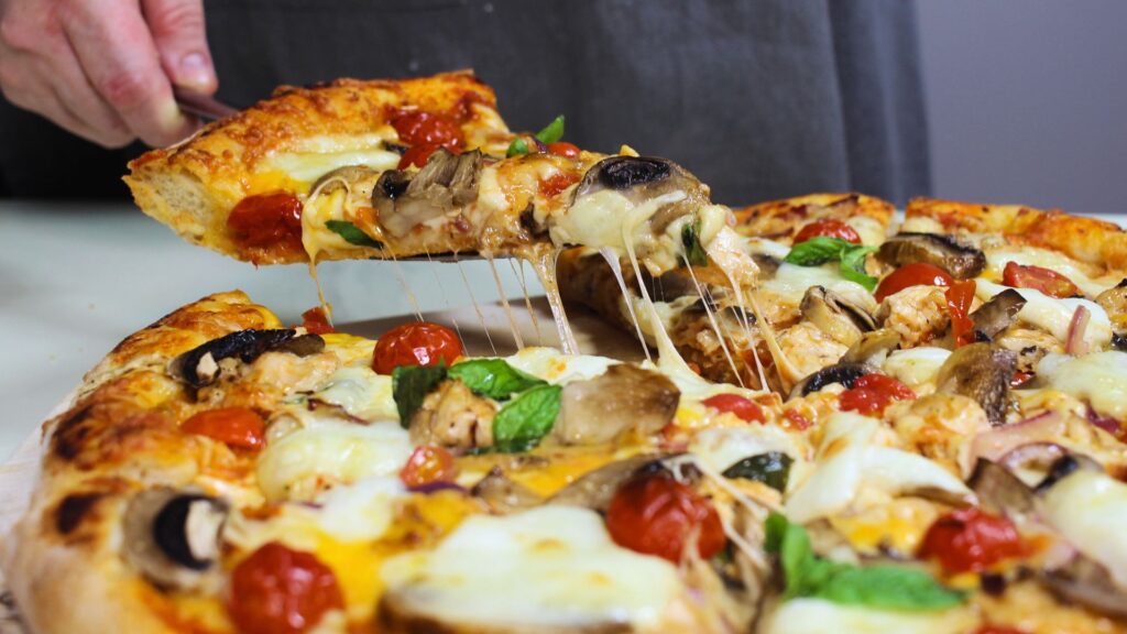 The Irresistible Chicken Masterpiece Pizza